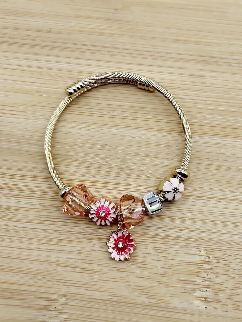 Stainless Steel Multi Charm Bracelet